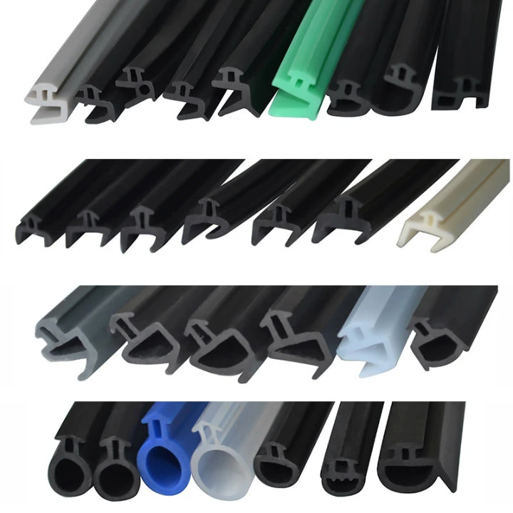 PVC TPE TPV EPDM Silicone Wooden Door and Window Rubber Sealing Strip